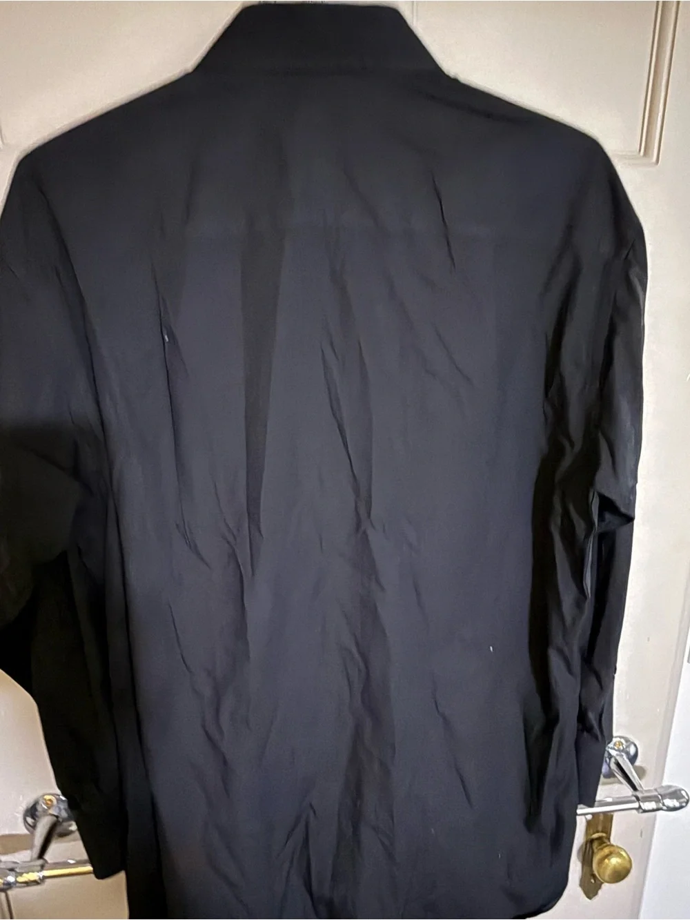 Men's Gucci Black Long-Sleeve Button Shirt